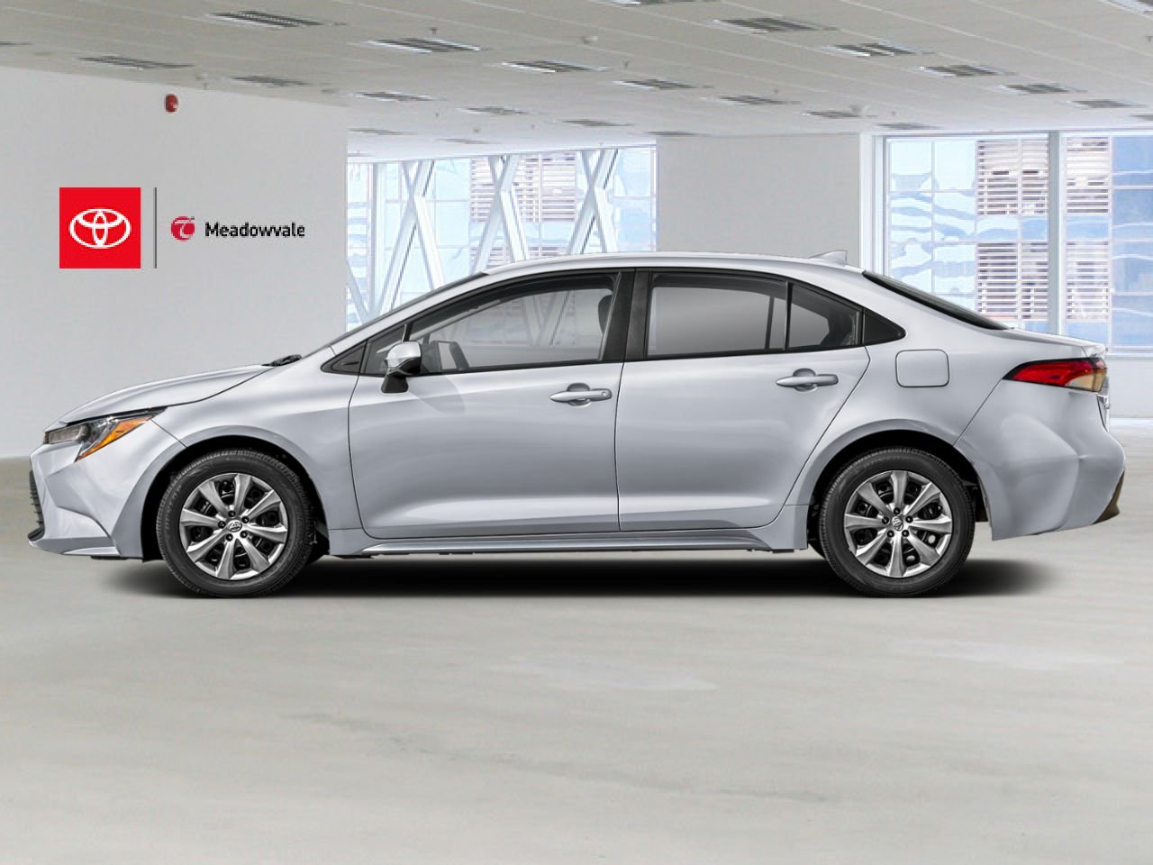 2026 TOYOTA Corolla heated front seats, automatic climate control, a windshield wiper de-icer, an 8-inch touchscreen with wireless Apple CarPlay and Android Auto,, and the Blind Spot Monitor with Rear Cross Traffic Alert Classic Silver Metallic Mississauga - photo #2