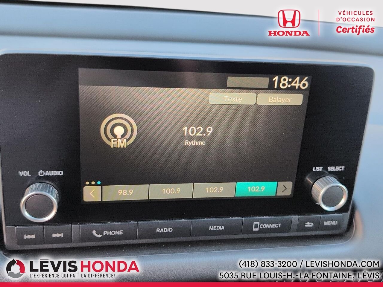 Honda HR-V LX AWD LX Traction Intégrale CVT 2023 Noir Lévis - photo #30