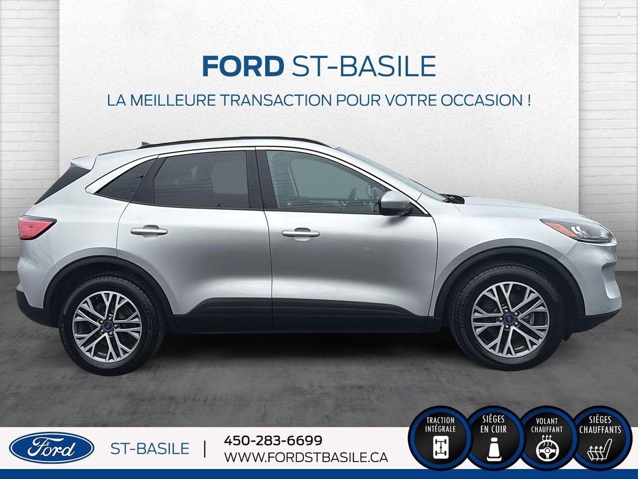 2020 Ford Escape Silver Saint-Basile-le-Grand - photo #9