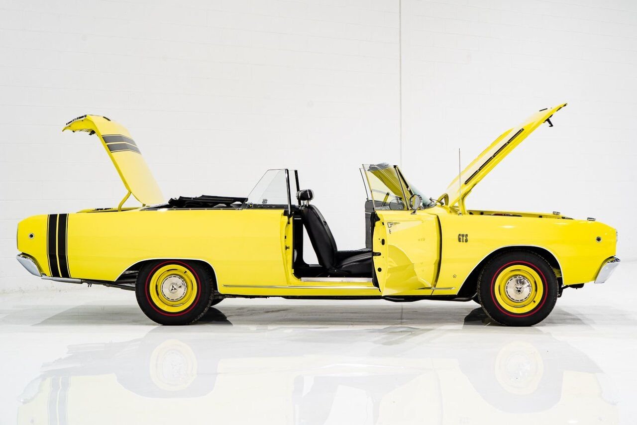 1968 Dodge Dart *PRIX EN USD* GTS Conv Matching #s 340 cu in With Original Built Sheet Yellow Montreal - photo #2