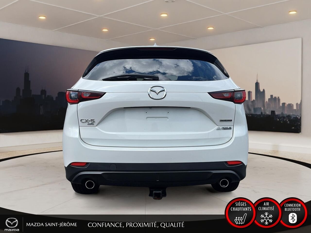 2022 Mazda CX-5 Édition Kuro | TOIT OUVRANT | CUIR | AWD | White Saint-Jérôme - photo #6
