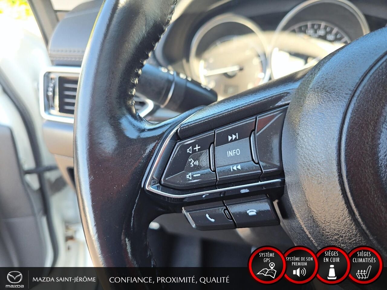 2019 Mazda CX-5 GT | TOIT OUVRANT | CUIR | AWD | White Saint-Jérôme - photo #14
