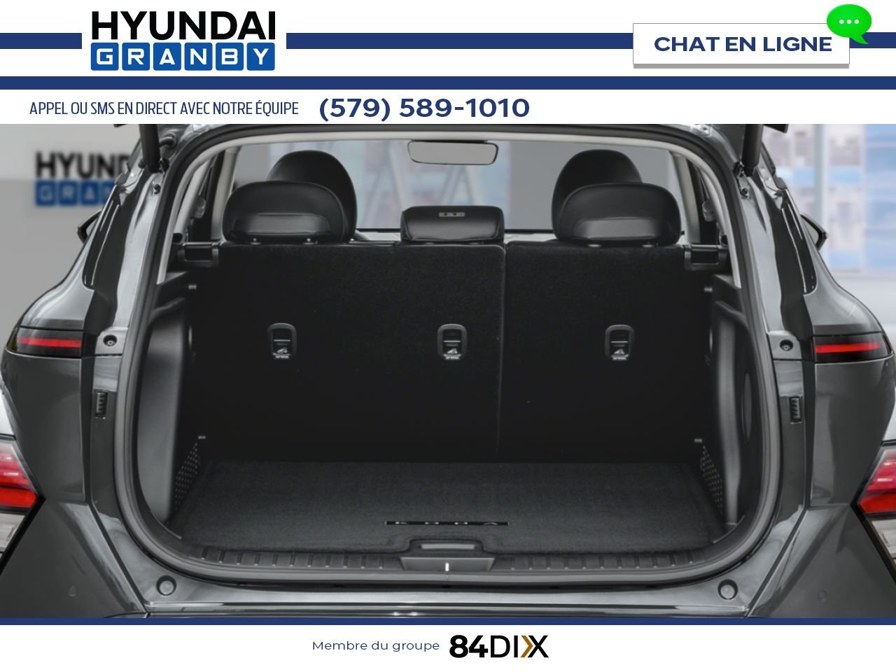 HYUNDAI Kona électrique 2026 Gris écotronique mat Granby - photo #12