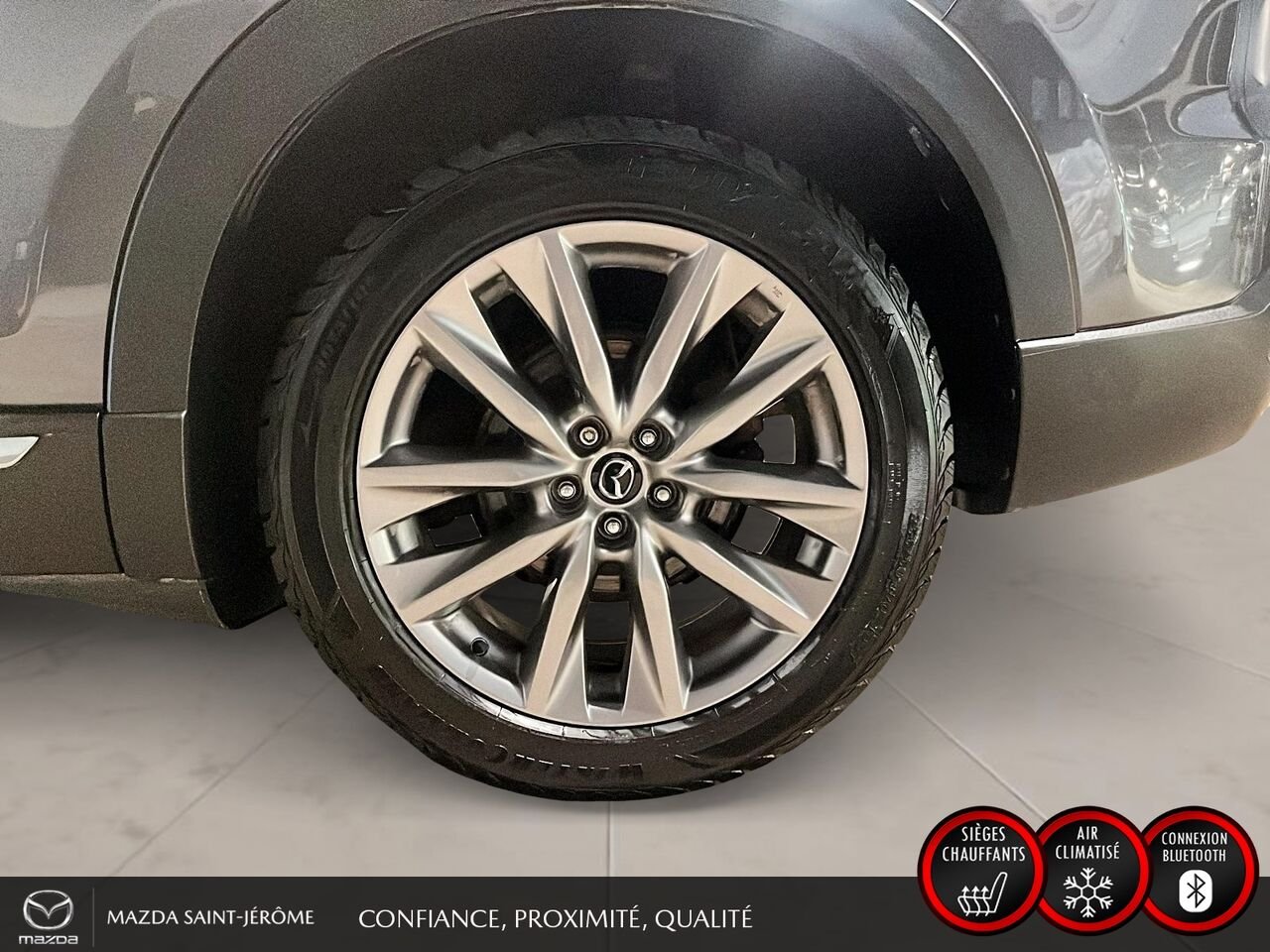 2021 Mazda CX-9 GT | TOIT OUVRANT | CUIR | AWD | Grey Saint-Jérôme - photo #10