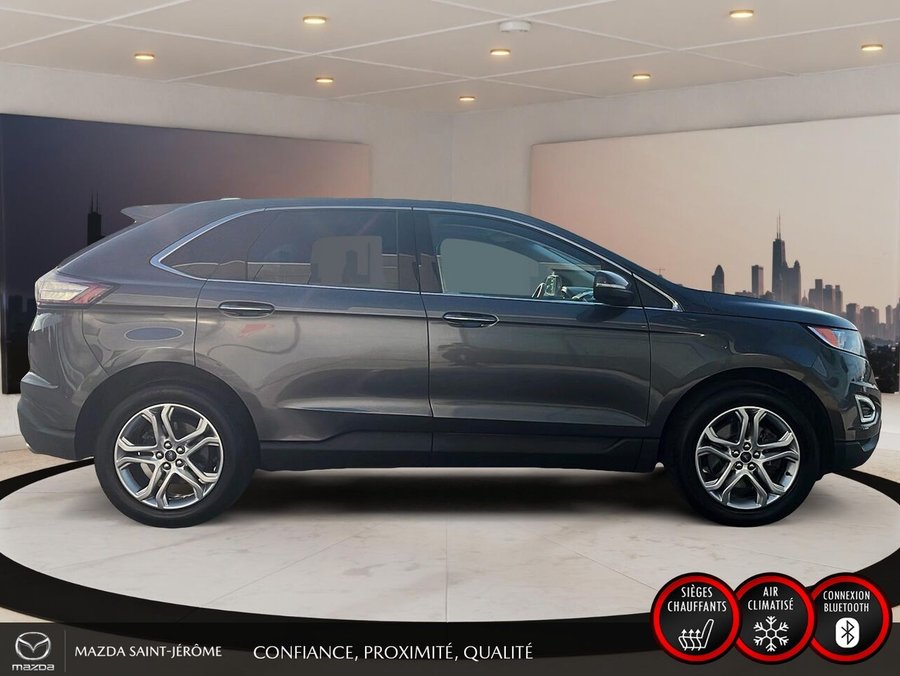 2018 Ford Edge Titanium | TOIT PANORAMIQUE | CUIR | AWD | Grey