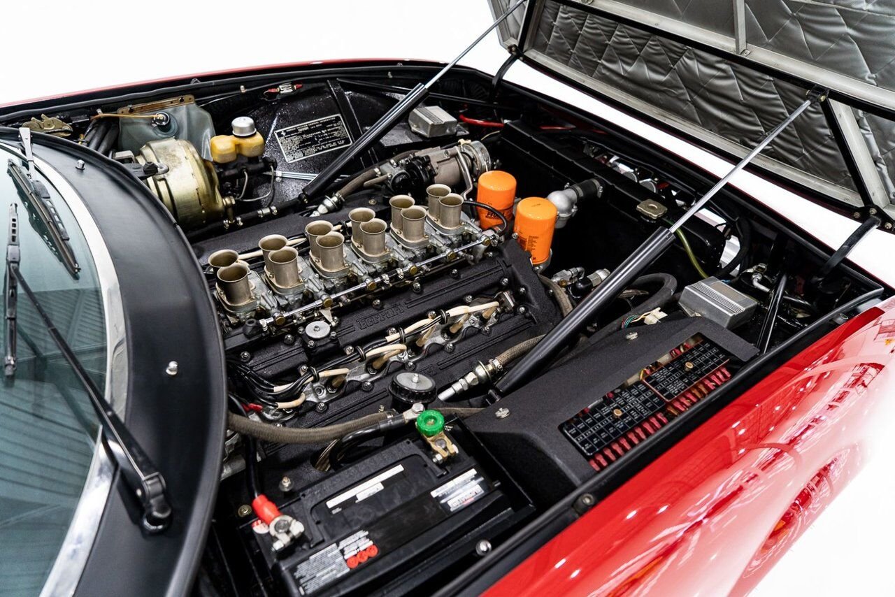 1973 Ferrari 365 GTB4 Daytona 18,301 miles With Orig Books/Tools/ Carbs / Filter Box Red Montreal - photo #14