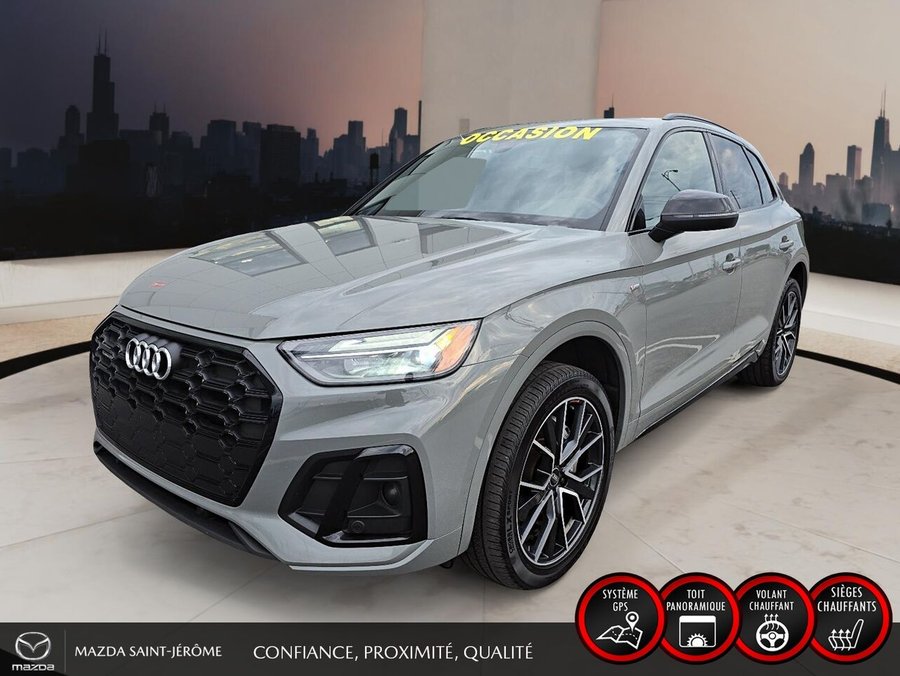 2022 Audi Q5 Progressiv 45 TFSI quattro | S-LINE | TOIT PANO | CUIR | Grey