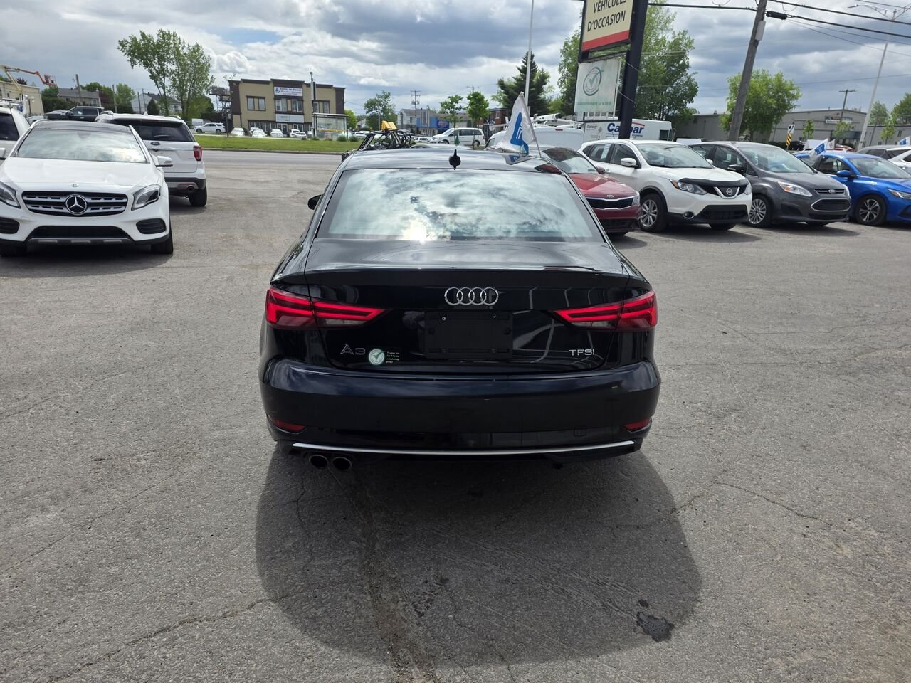 2018 Audi A3 berline Black  - photo #3