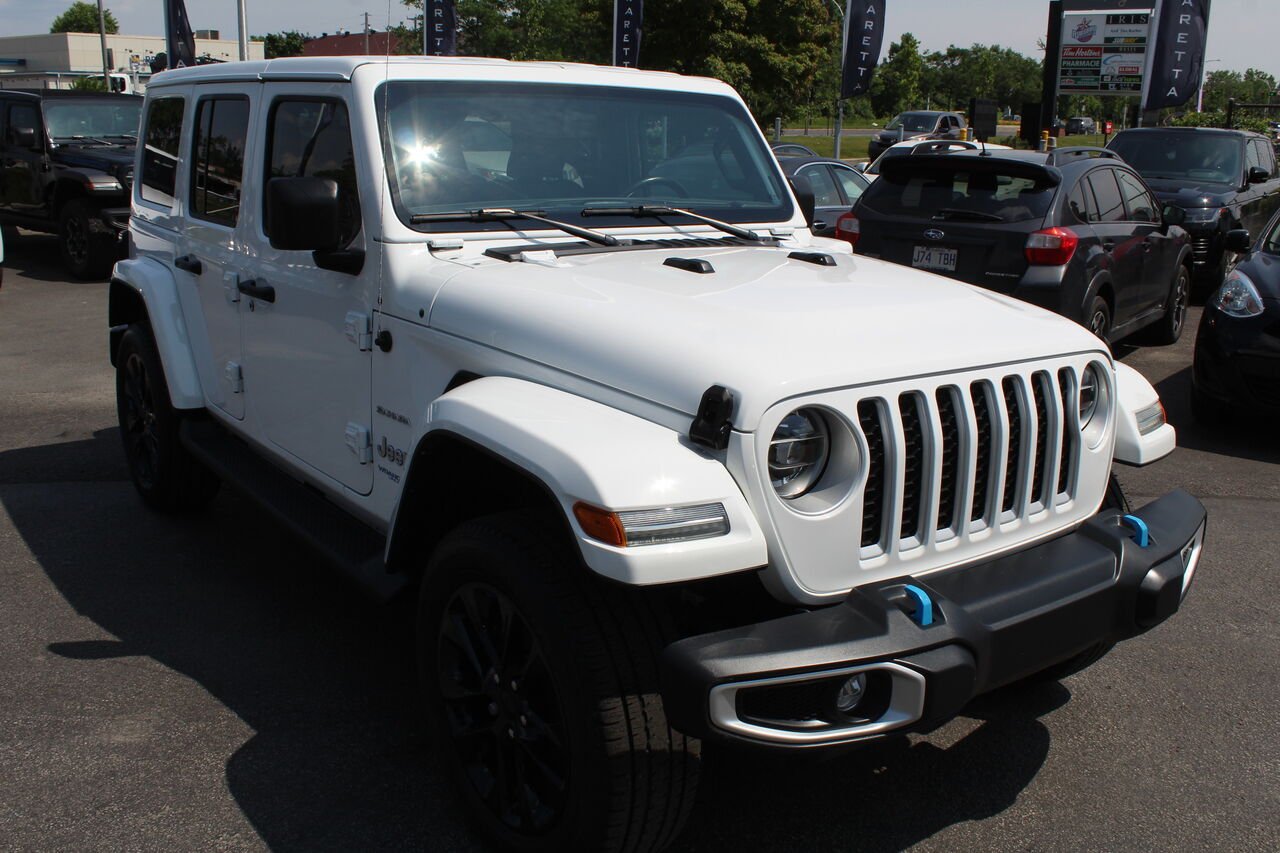 2022 Jeep Wrangler 4xe VIN: 1C4JJXP6XNW107114 White Sainte-Rose - photo #4