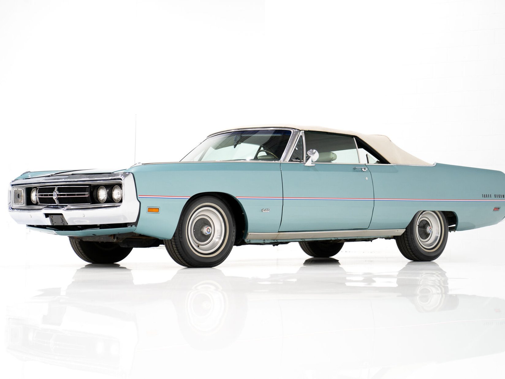 Chrysler 300 1969 Bleu Montréal - photo #22