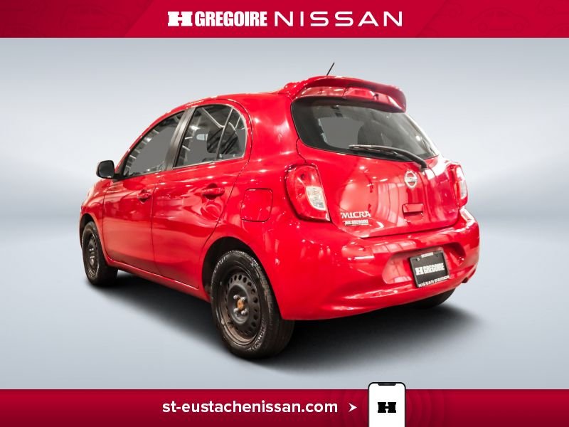 Nissan MICRA SR4600 | S AUTOMATIQUE CLIMATISATION BAS KILOMETRAGE 2017 Rouge Laval - photo #7