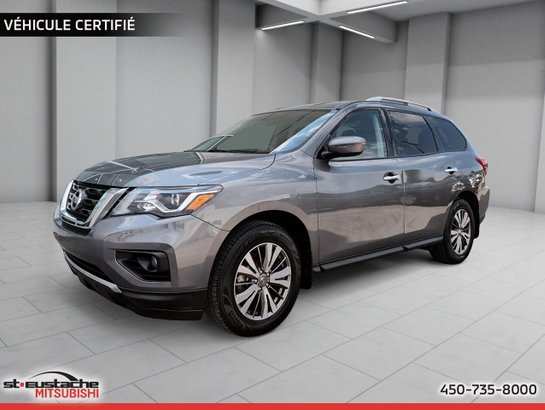 Nissan Pathfinder SV Technologie 4x4-7 passagers-bluetooth-gps-sièges chauffants 2018 Gris