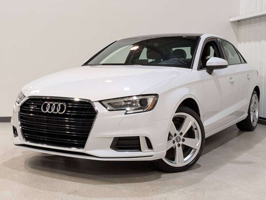 2018 Audi A3 Sedan White