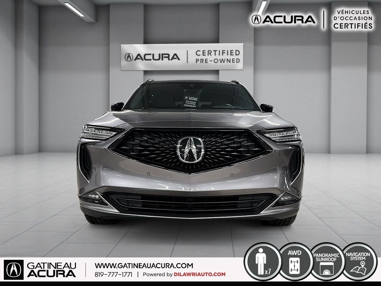 2023 Acura MDX A-Spec SH-AWD Grey Gatineau - photo #12