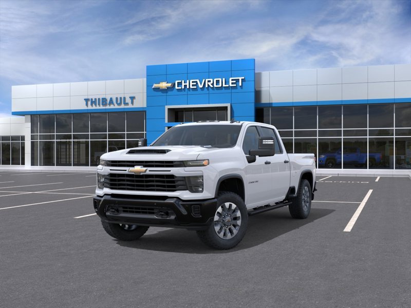 CHEVROLET SILVERADO 2500HD Custom cabine multiplace 4RM 159 po 2026 Blanc Sherbrooke - photo #7