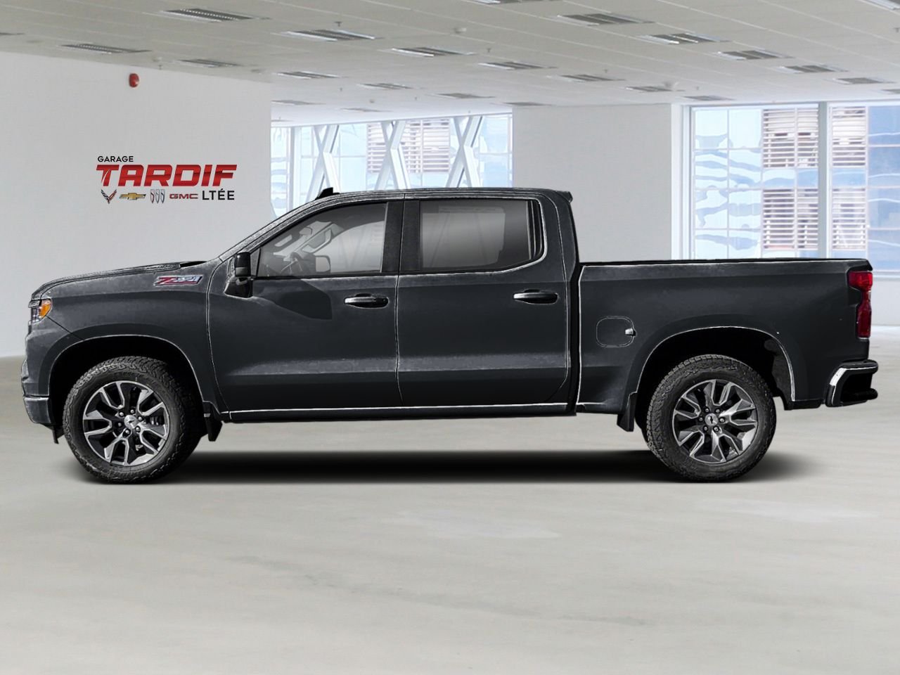 CHEVROLET Silverado 1500 RST cabine multiplace 4RM 147 po 2026 Noir Amos - photo #1