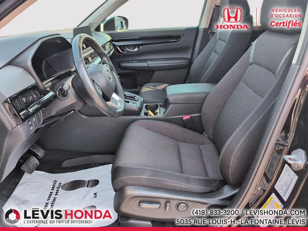 Honda CR-V Sport AWD Sport Traction Intégrale 2023 Noir Lévis - photo #16