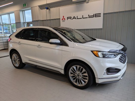 2020 Ford Edge Titanium AWD White