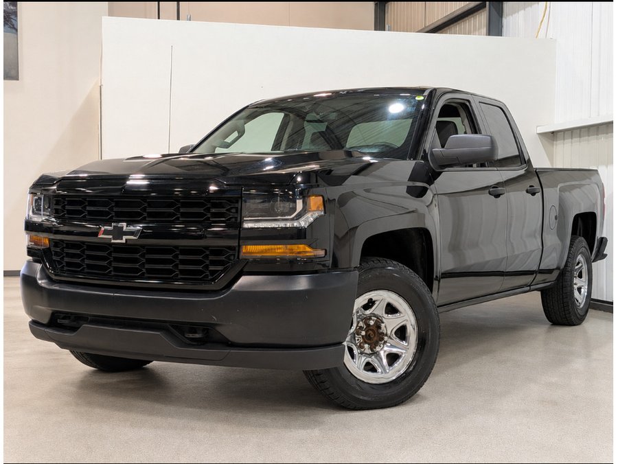 Chevrolet Silverado 1500 4WD Double Cab 143.5" Work Truck 2018 Noir