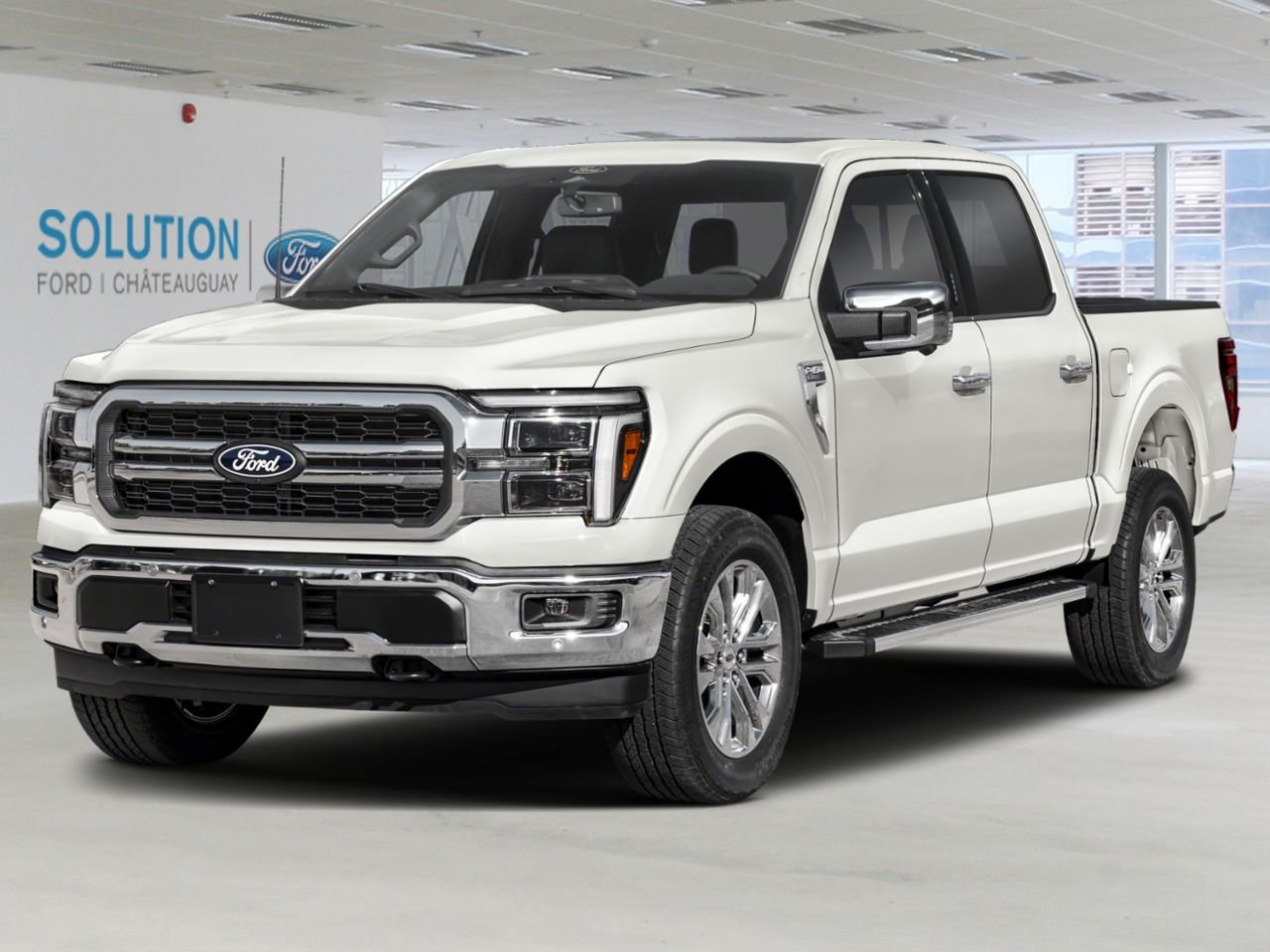 Ford F-150 LARIAT CABINE SUPERCREW 4RM CAISSE DE 6,5 PI 2026 Blanc astral métallisé trois couches Châteauguay - photo #0