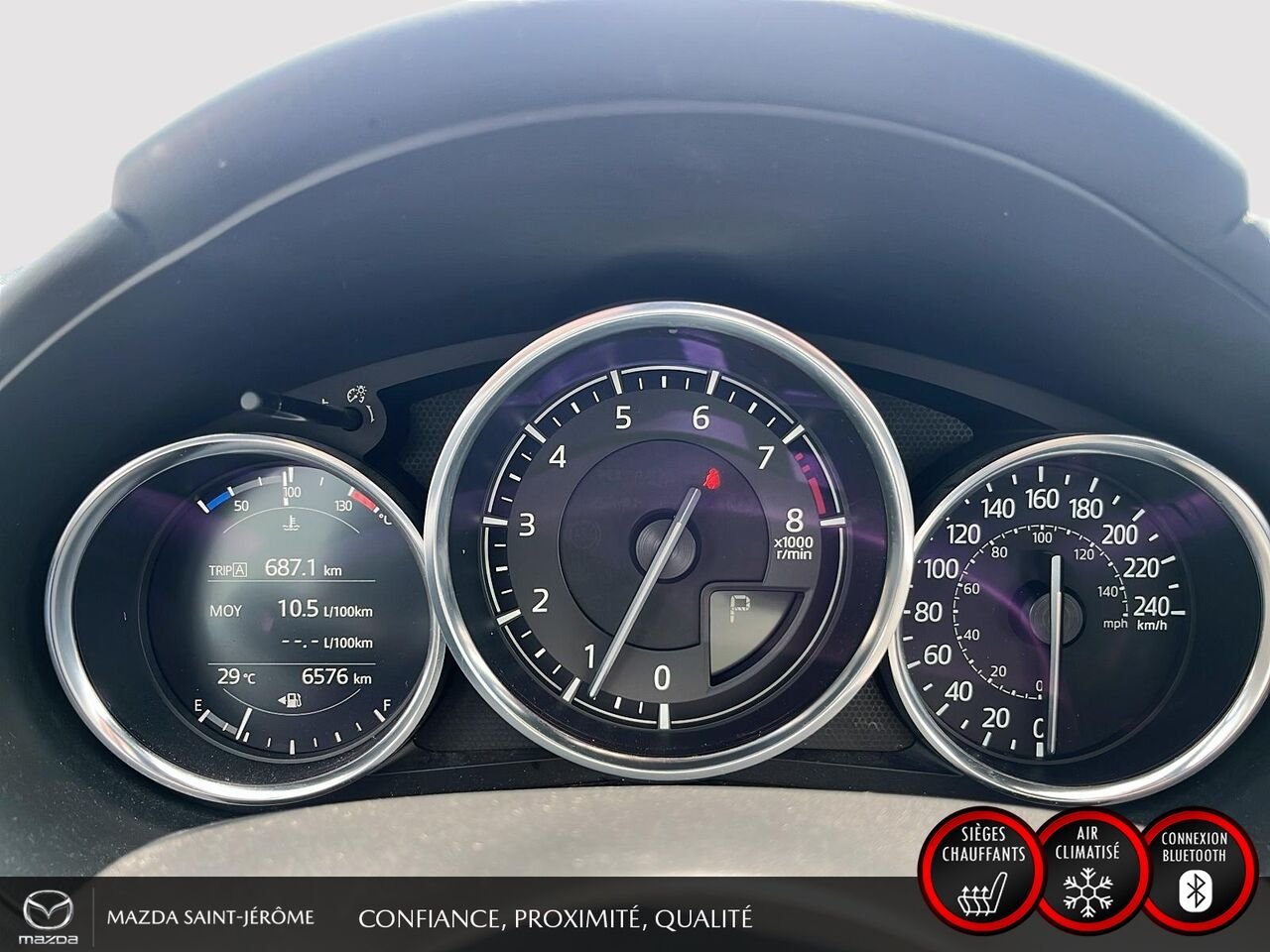2023 Mazda MX-5 RF GS-P | MAGS NOIR | TOIT ÉLECTRIQUE | AUTOMATIQUE | White Saint-Jérôme - photo #16