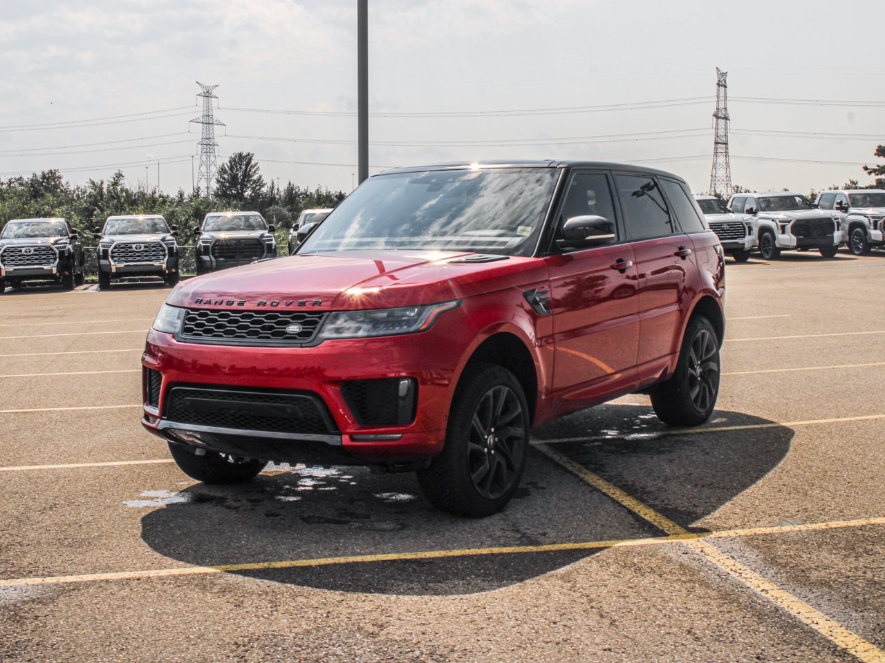 2022 Land Rover Range Rover Sport V8 Supercharged Autobiography Dynamic Red Sherwood Park - photo #3