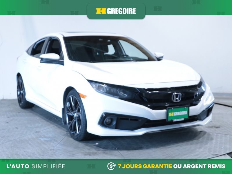 2021 Honda Civic White Laval - photo #0