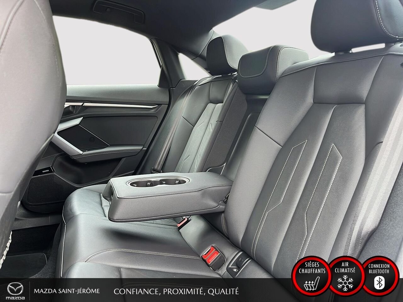 Audi A3 berline Technik 40 TFSI quattro | TOIT OUVRANT | MAGS NOIR | 2025 Blanc Saint-Jérôme - photo #21