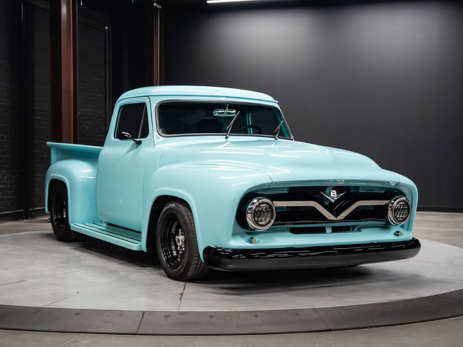 1955 Ford F-100 1955 Blue