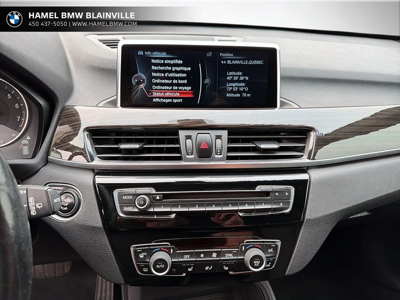 2017 BMW X1 xDrive28i 4 portes TI Black Blainville - photo #13