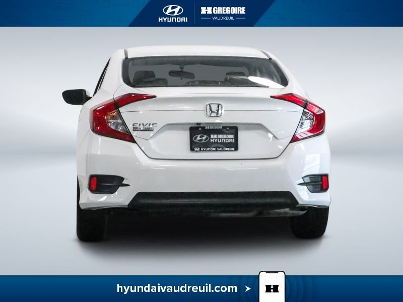 Honda Civic 2018 Blanc Laval - photo #8