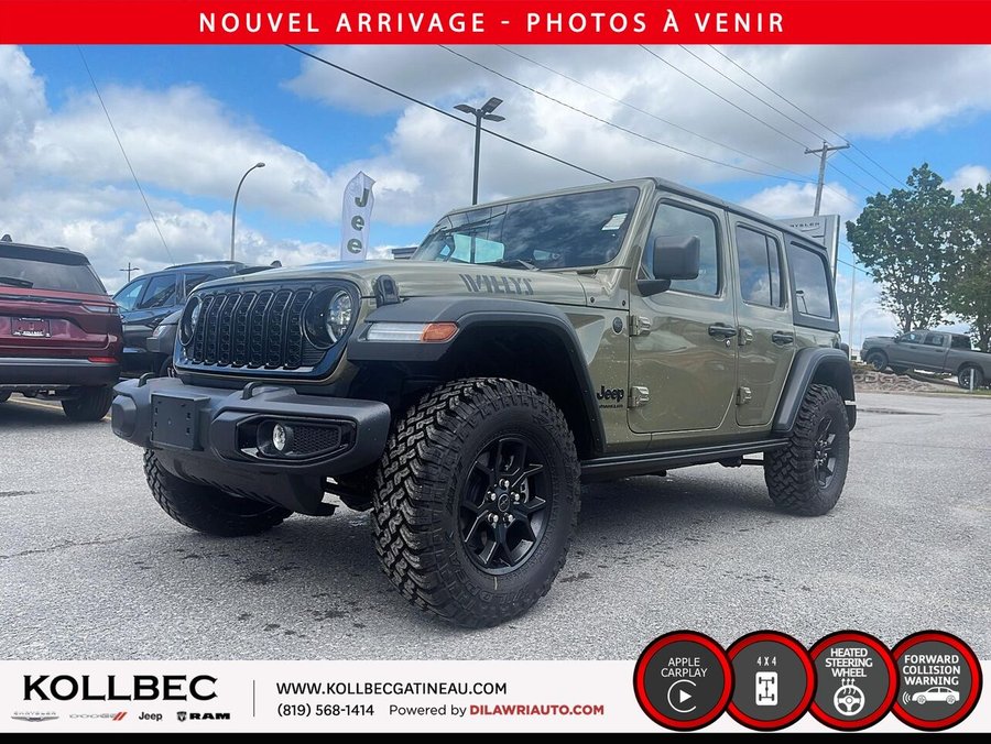2026 JEEP WRANGLER *** UN PROPRIO + CLEAN CARFAX *** Green