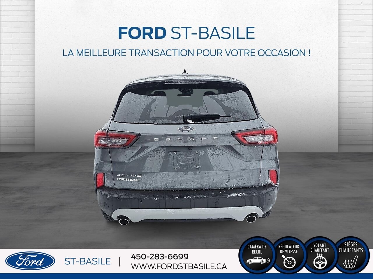 2023 Ford Escape Grey Saint-Basile-le-Grand - photo #6