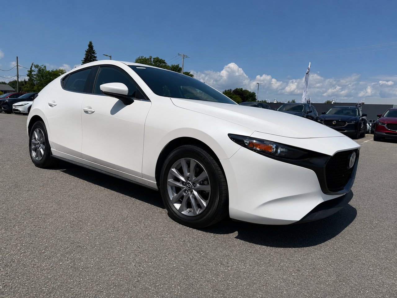 2022 Mazda Mazda3 Sport GS LUXURY White Châteauguay - photo #3