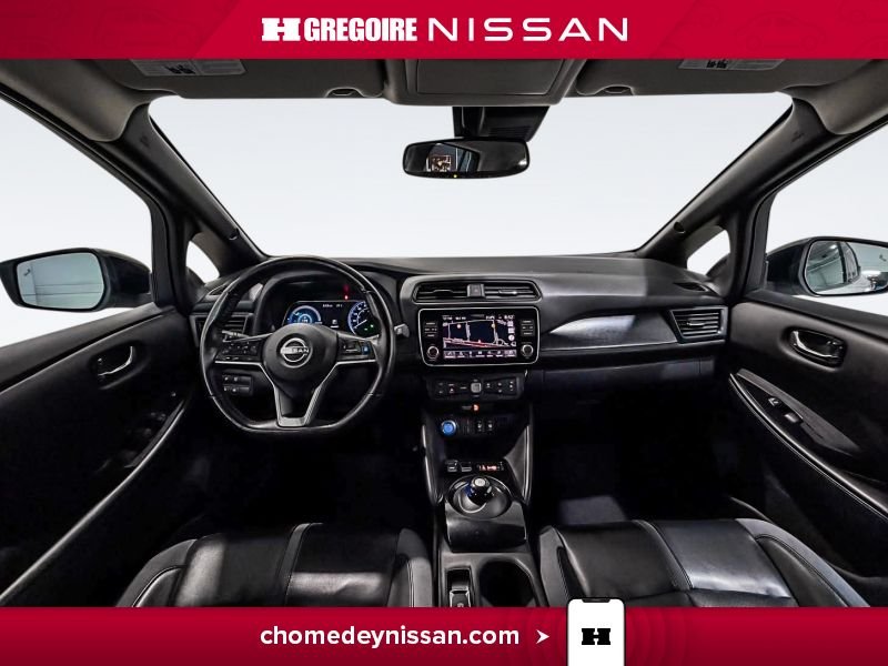 Nissan Leaf CL6917 | SL PLUS * Mag * Cuir * Volant Chauffant * 2023 Blanc Laval - photo #16