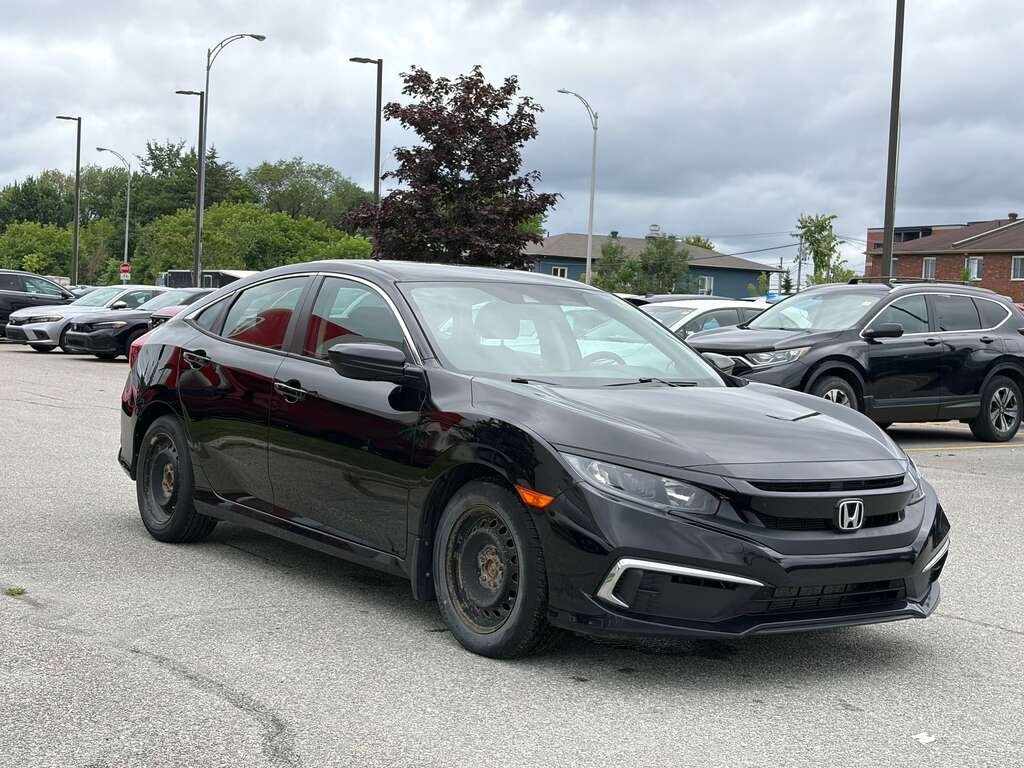 Honda Civic LX 2021 Noir Gatineau - photo #6