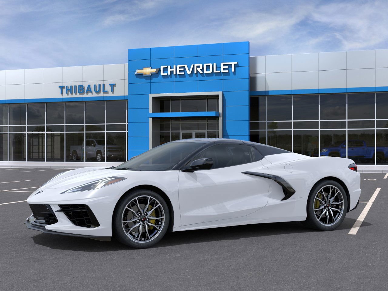 2024 Chevrolet Corvette 3LT Arctic White Saint-Eustache - photo #1
