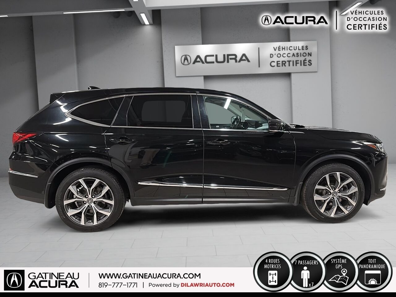 2024 Acura MDX Tech SH-AWD Black Gatineau - photo #15