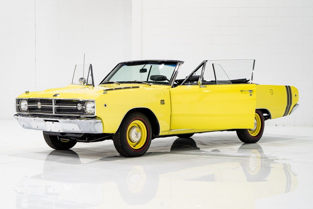 1968 Dodge Dart *PRIX EN USD* GTS Conv Matching #s 340 cu in With Original Built Sheet Yellow Montreal - photo #39
