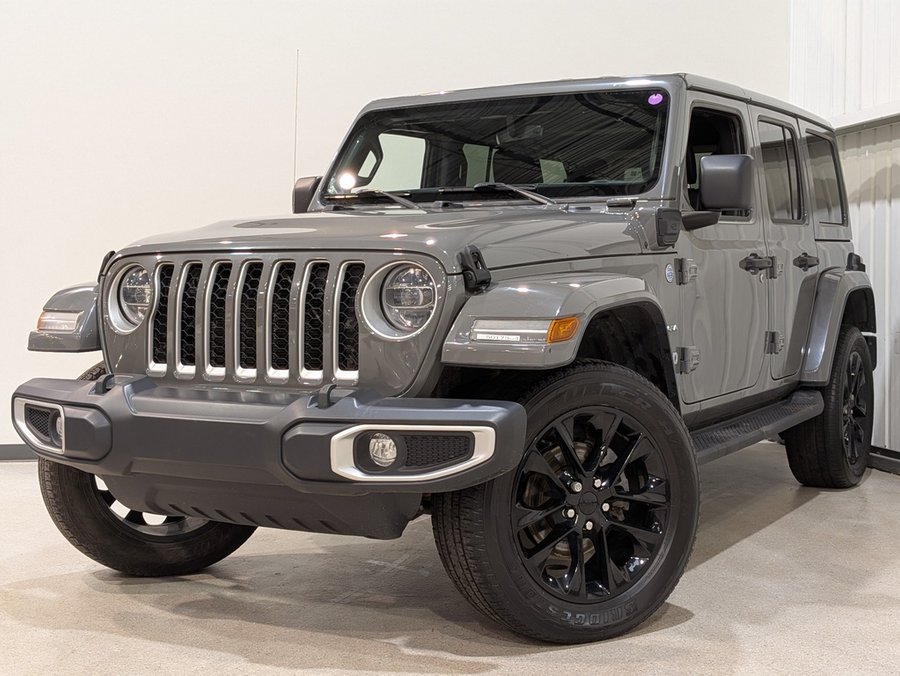 Jeep Wrangler 4xe Unlimited Sahara 4x4 2021 Gris
