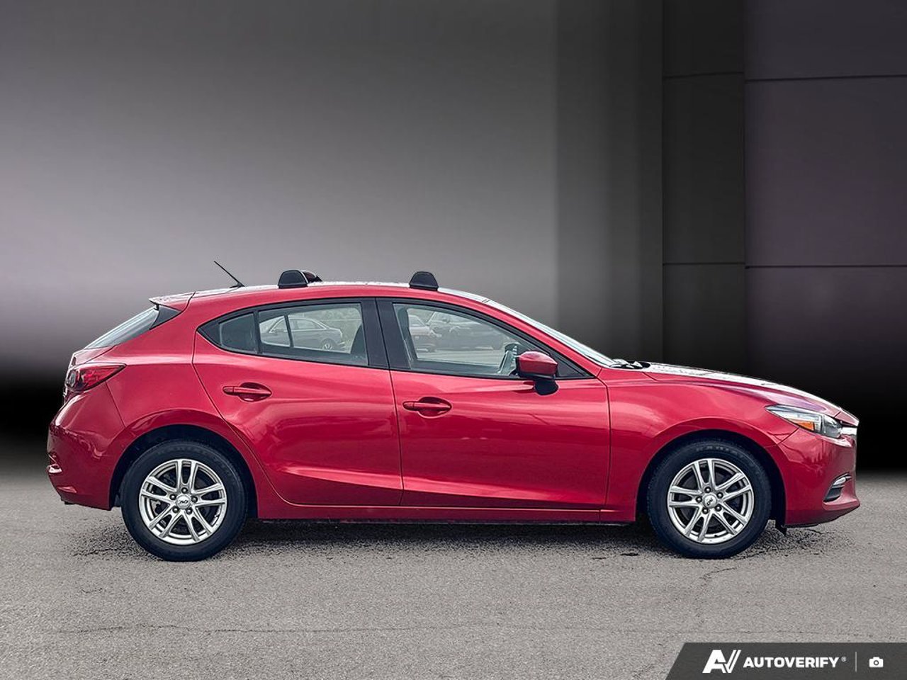2017 Mazda Mazda3 JM1BN1K79H1121688 Red Mirabel - photo #5