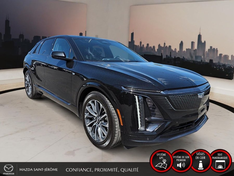 Cadillac LYRIQ TRANSFERT DE BAIL $879/MOIS +TX BALANCE 12 MOIS 2025 Noir