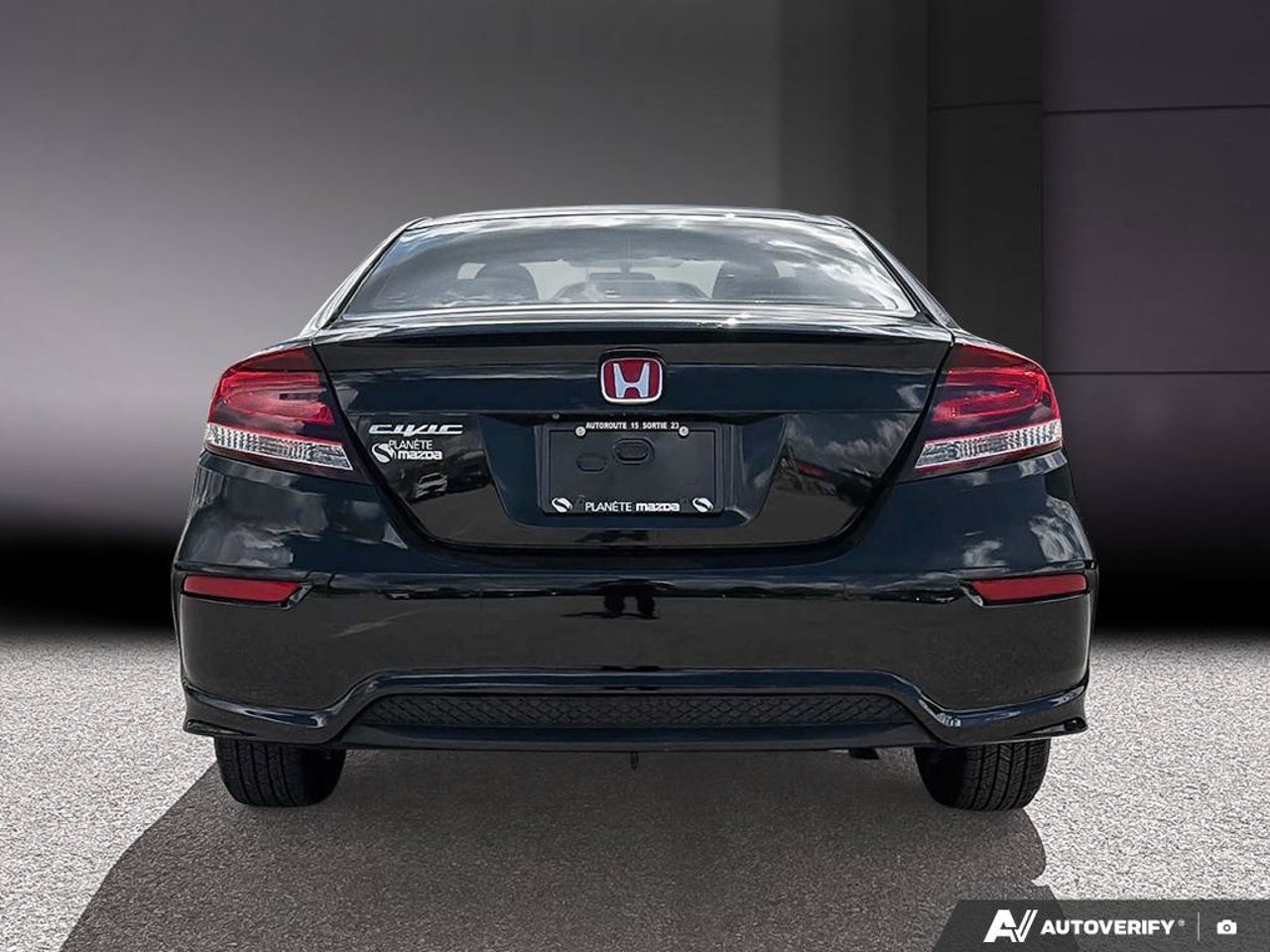 2015 Honda Civic Coupe 2HGFG3A58FH001954 Black Mirabel - photo #3