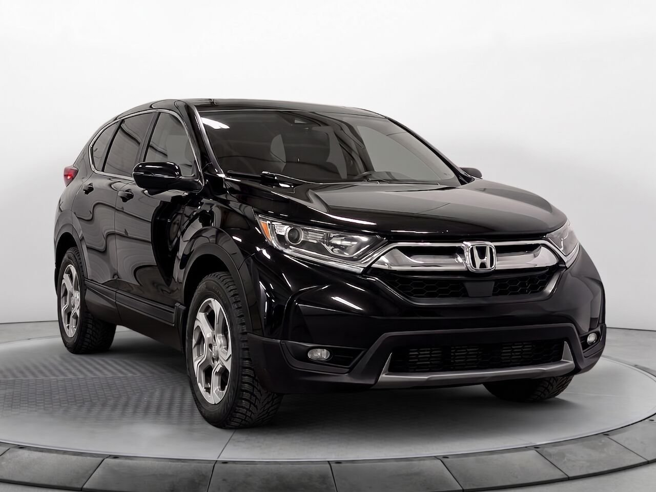 Honda CR-V AWD EX 8 Roues Toit Ouvrant Sièges Chauffants 2019 Bleu Sherbrooke - photo #5