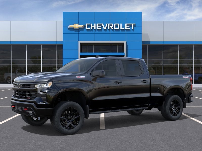 CHEVROLET Silverado 1500 LT Trail Boss cabine multiplace 4RM 157 po 2026 NOIR Montmagny - photo #1