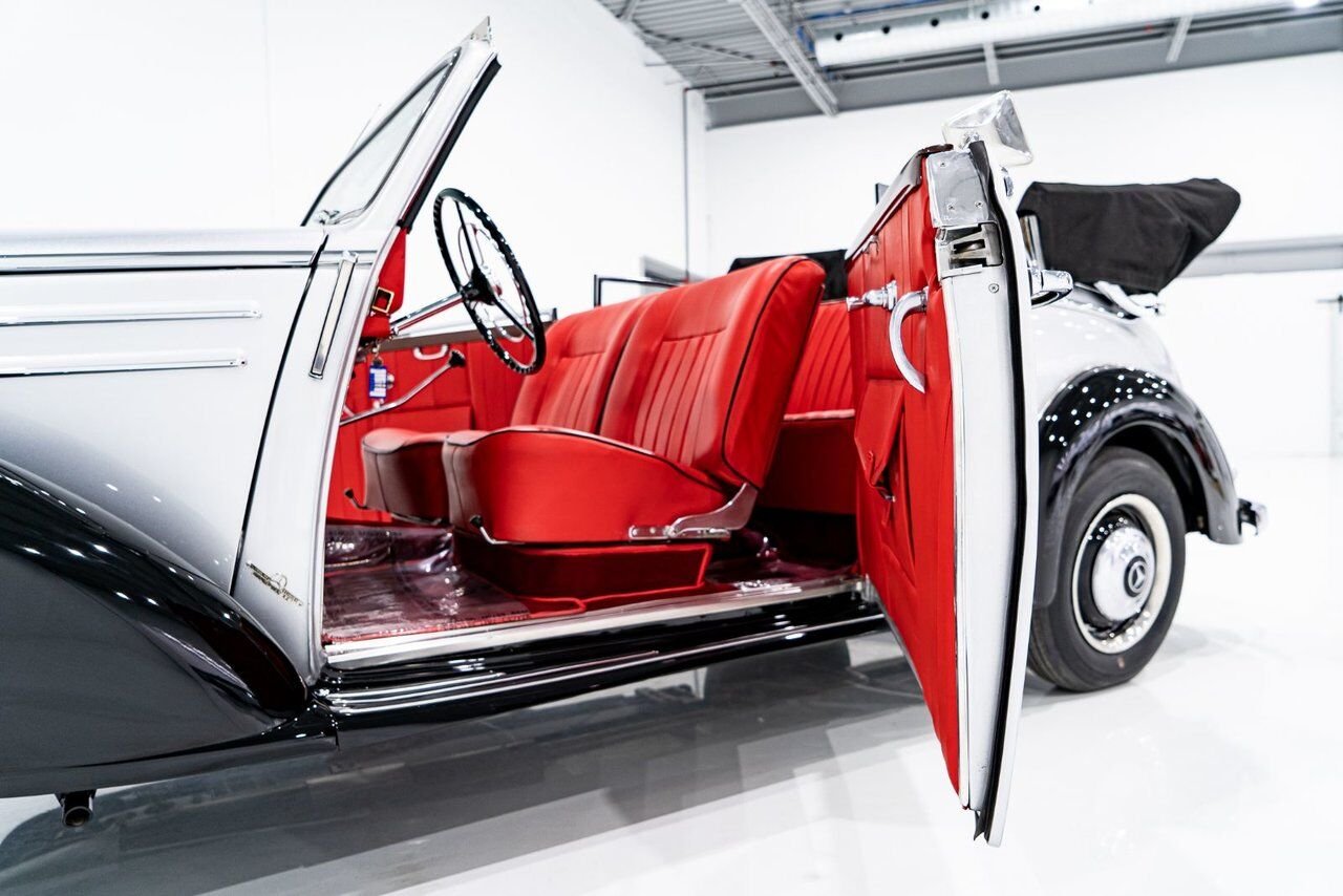 1950 Mercedes-Benz 170S Cabriolet B Wonderfully Presented Old Restoration Grey Montreal - photo #122
