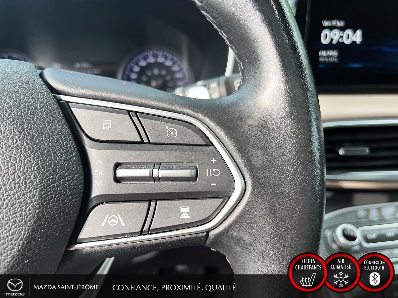 2023 Hyundai Santa Fe Preferred TI ens. Trend | TOIT PANO | SIMILICUIR | AWD | 52 771 KM Grey Saint-Jérôme - photo #15