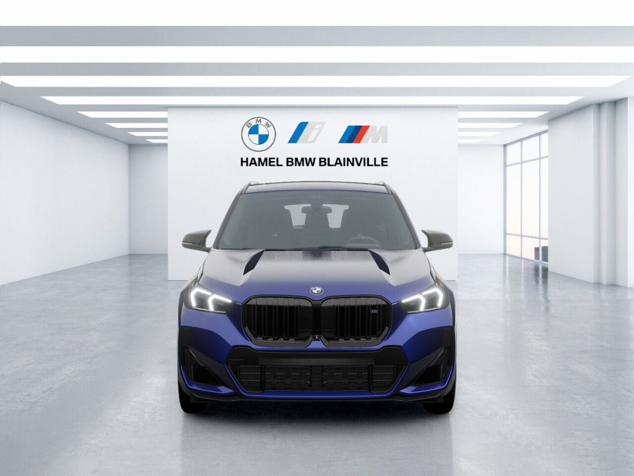 BMW X1 M35i 2026 Bleu Portimao givré métallisé Blainville - photo #2