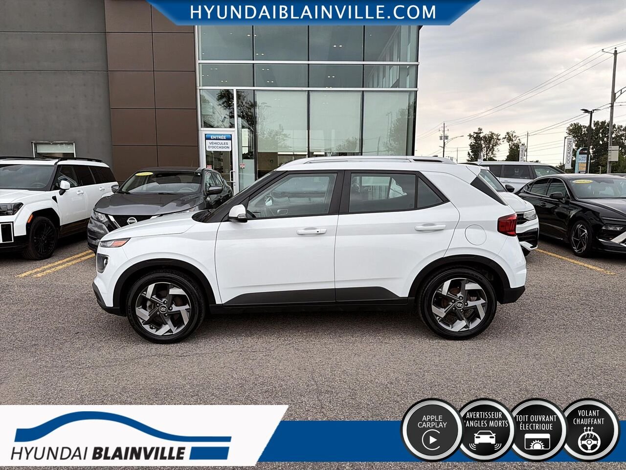 Hyundai Venue 2021 Blanc Blainville - photo #6