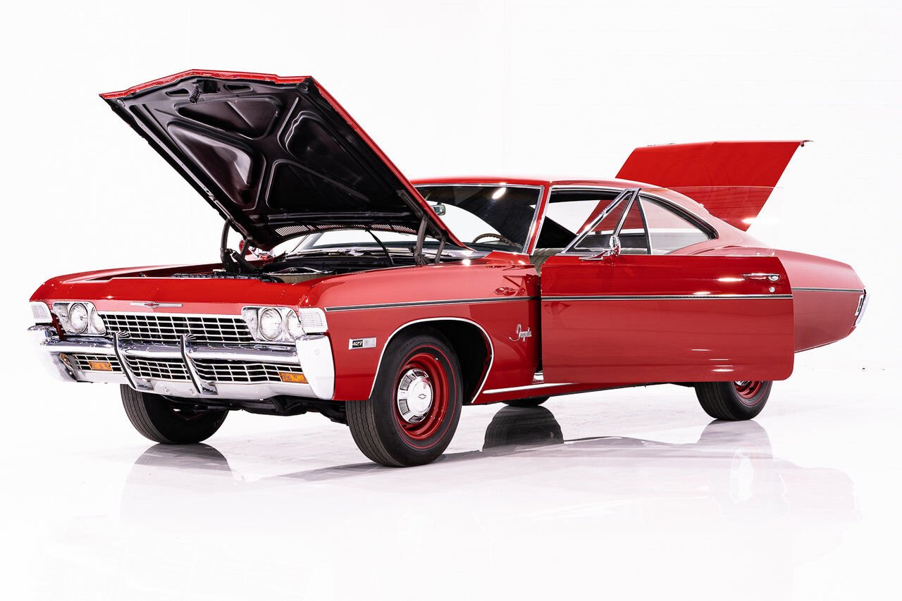 1968 Chevrolet Impala Match N# L72 427/425 4spd 4.56gear Org Bill Of Sale | PRIX EN USD Red Montreal - photo #36